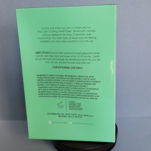 Give Them Lala Skin - Stay Calm Soothing Sheet Masks Set - Picture 6 of 9